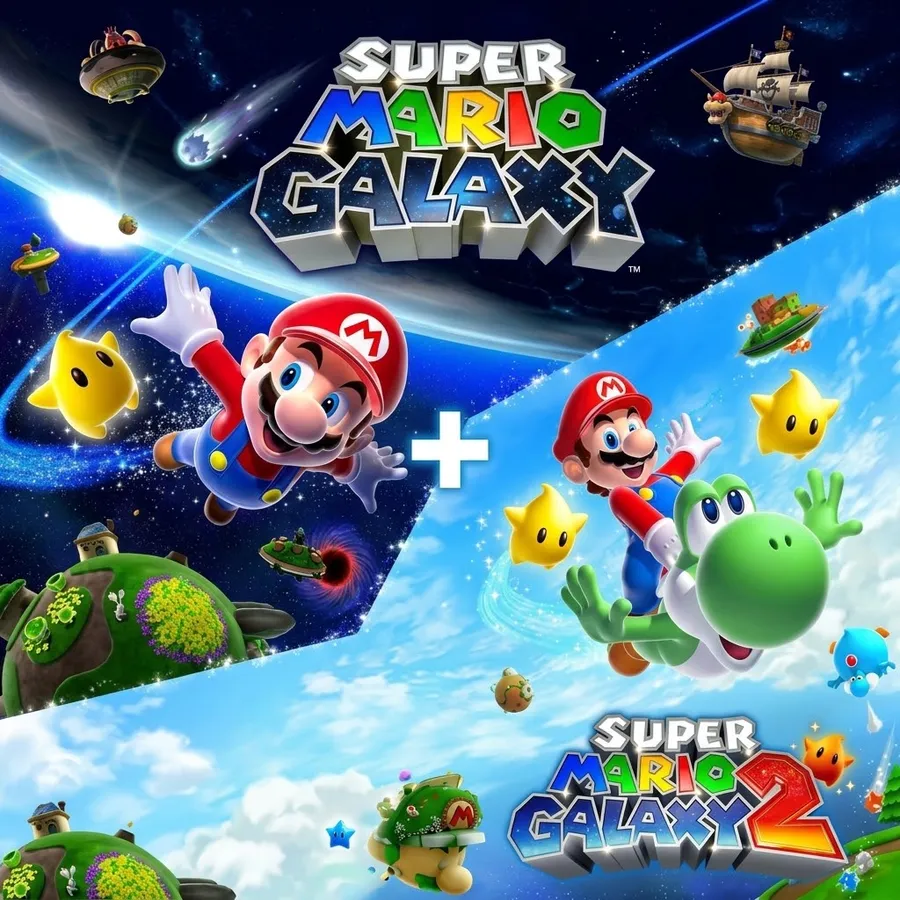 Mario Galaxy 1 + 2